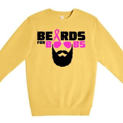 Beards For Boobs Premium Crewneck Sweatshirt