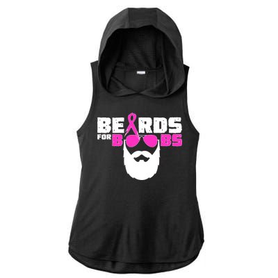 Beards For Boobs Ladies PosiCharge Tri-Blend Wicking Draft Hoodie Tank