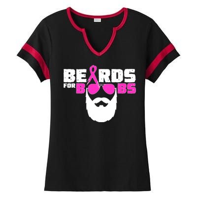 Beards For Boobs Ladies Halftime Notch Neck Tee