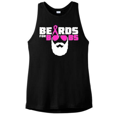 Beards For Boobs Ladies PosiCharge Tri-Blend Wicking Tank