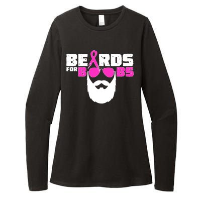 Beards For Boobs Womens CVC Long Sleeve Shirt