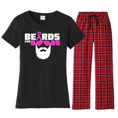 Beards For Boobs Women's Flannel Pajama Set