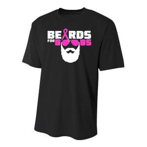 Beards For Boobs Youth Performance Sprint T-Shirt