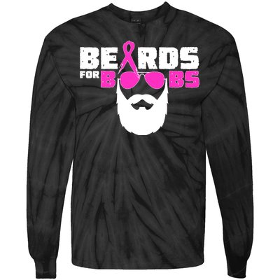 Beards For Boobs Tie-Dye Long Sleeve Shirt