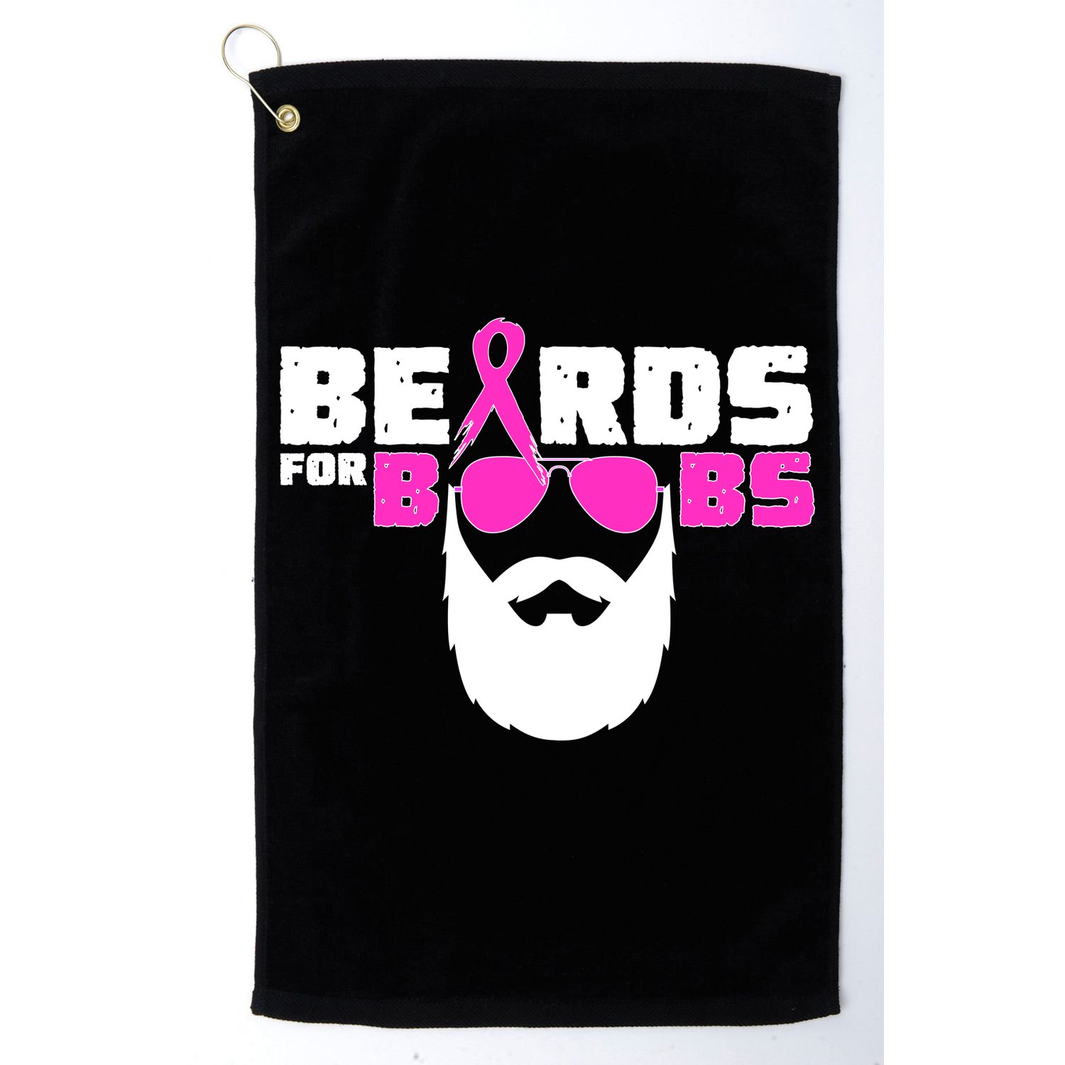 Beards For Boobs Golf Towel