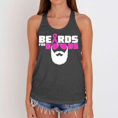 Beards For Boobs Women's Knotted Racerback Tank