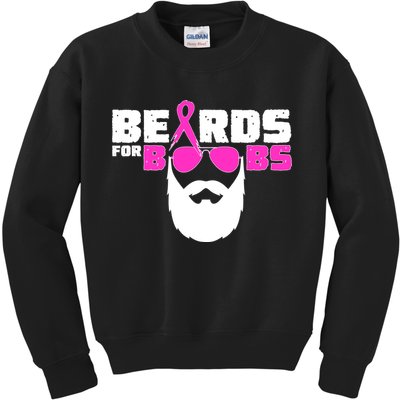 Beards For Boobs Kids Sweatshirt
