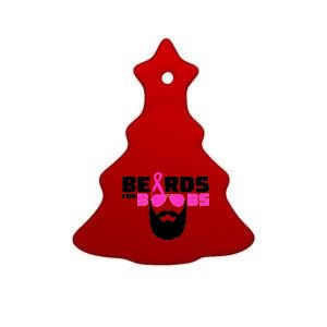 Beards For Boobs Ceramic Tree Ornament