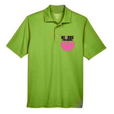 Beards For Boobs Breast Cancer Men's Origin Performance Pique Polo