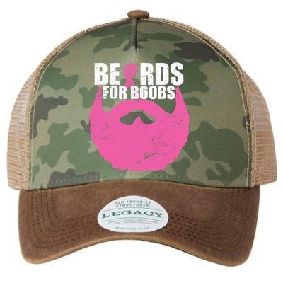 Beards For Boobs Breast Cancer Legacy Tie Dye Trucker Hat