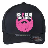 Beards For Boobs Breast Cancer Flexfit Unipanel Trucker Cap