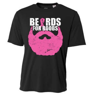 Beards For Boobs Breast Cancer Cooling Performance Crew T-Shirt