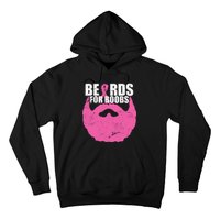 Beards For Boobs Breast Cancer Hoodie