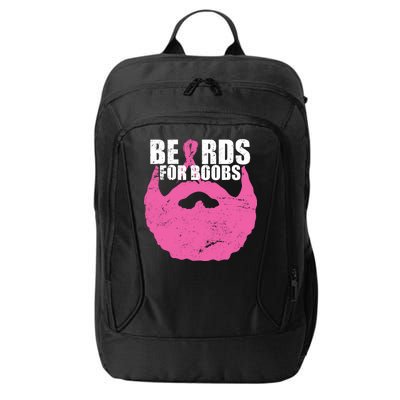 Beards For Boobs Breast Cancer City Backpack