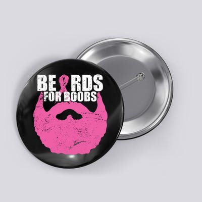 Beards For Boobs Breast Cancer Button