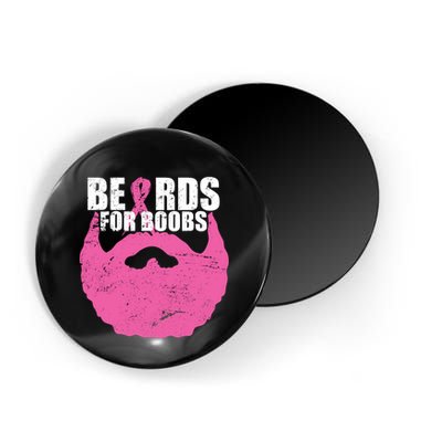 Beards For Boobs Breast Cancer Magnet