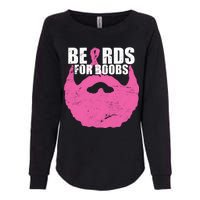 Beards For Boobs Breast Cancer Womens California Wash Sweatshirt