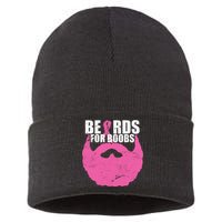 Beards For Boobs Breast Cancer Sustainable Knit Beanie