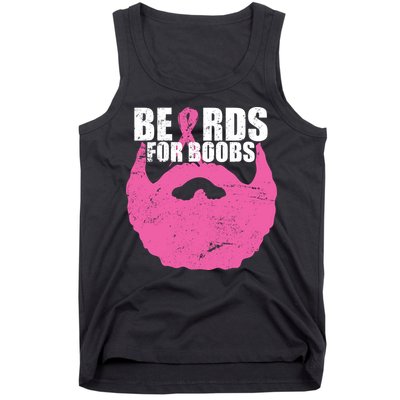 Beards For Boobs Breast Cancer Tank Top