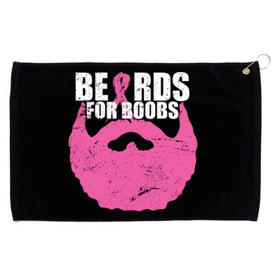 Beards For Boobs Breast Cancer Grommeted Golf Towel