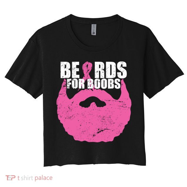 Beards For Boobs Breast Cancer Crop Top