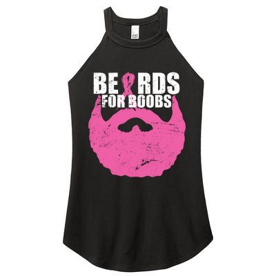 Beards For Boobs Breast Cancer Women's Perfect Tri Rocker Tank