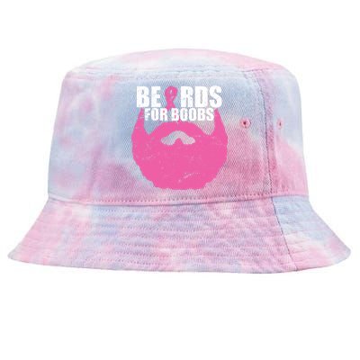 Beards For Boobs Breast Cancer Tie-Dyed Bucket Hat