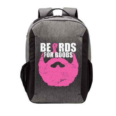 Beards For Boobs Breast Cancer Vector Backpack