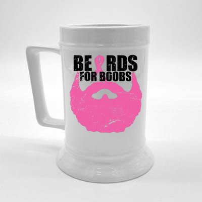 Beards For Boobs Breast Cancer Beer Stein