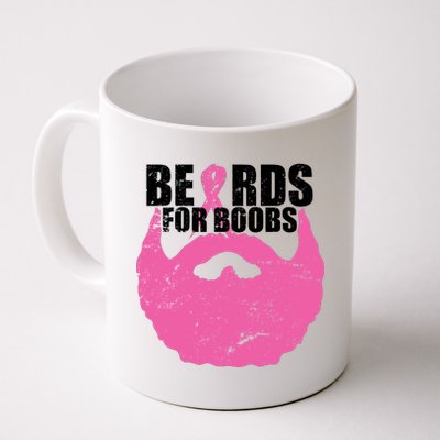 Beards For Boobs Breast Cancer Coffee Mug