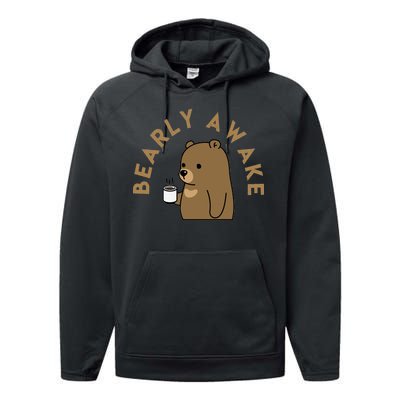 Bearly Awake Performance Fleece Hoodie