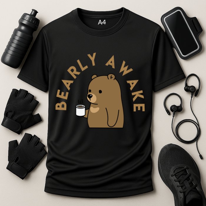 Bearly Awake Cooling Performance Crew T-Shirt
