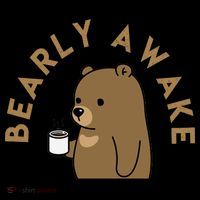 Bearly Awake Button