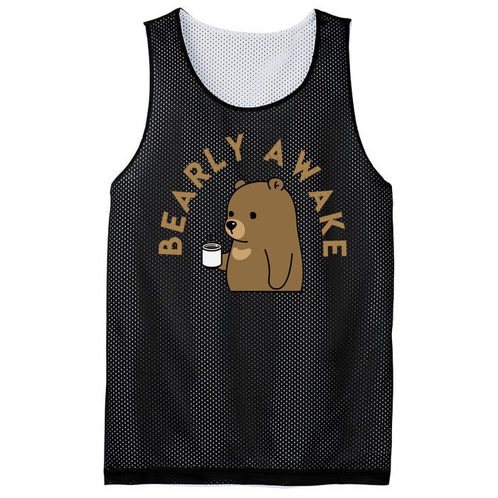 Bearly Awake Mesh Reversible Basketball Jersey Tank