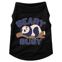 Beary Busy Cute Lazy Panda Doggie Tank