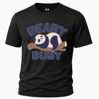 Beary Busy Cute Lazy Panda Performance Shirt