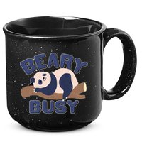 Beary Busy Cute Lazy Panda 15oz Campfire Ceramic Mug