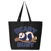 Beary Busy Cute Lazy Panda 25L Jumbo Tote