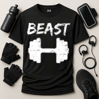 Beast Gym Logo Cooling Performance Crew T-Shirt