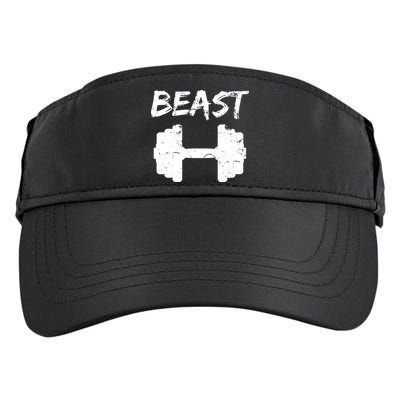 Beast Gym Logo Adult Drive Performance Visor