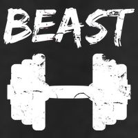 Beast Gym Logo Adult Drive Performance Visor