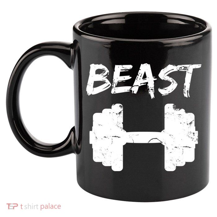 Beast Gym Logo 11oz C Handle Ceramic Mug