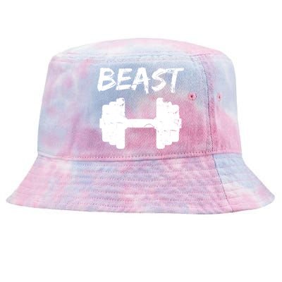 Beast Gym Logo Tie-Dyed Bucket Hat