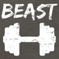 Beast Gym Logo Cotton Canvas Backpack