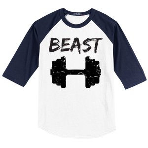 Beast Gym Logo Baseball Sleeve Shirt