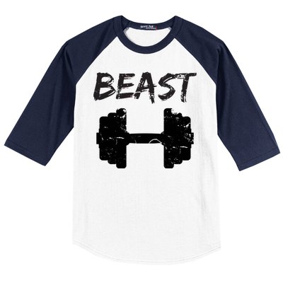 Beast Gym Logo Baseball Sleeve Shirt