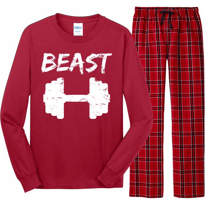 Beast Gym Logo Long Sleeve Pajama Set