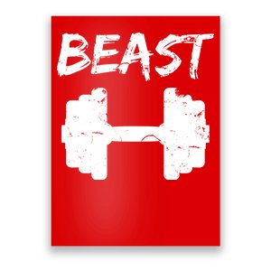 Beast Gym Logo Poster