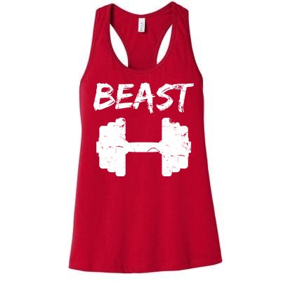 Beast Gym Logo Women's Racerback Tank