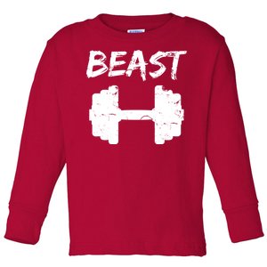 Beast Gym Logo Toddler Long Sleeve Shirt